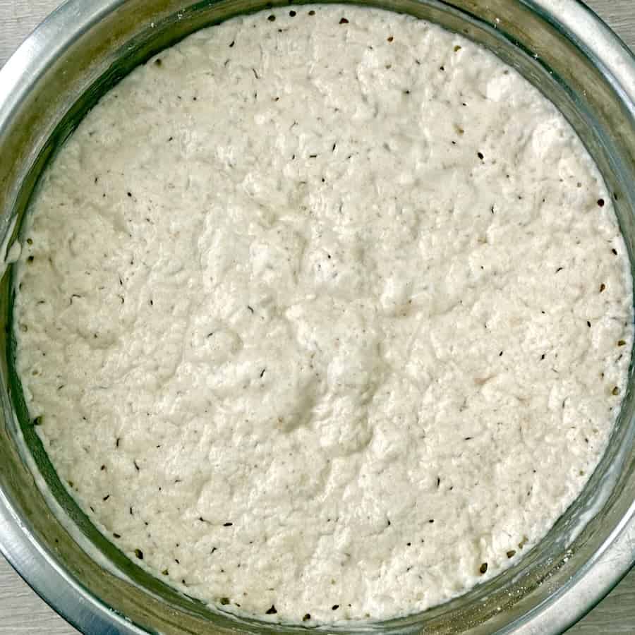 Sourdough discard.