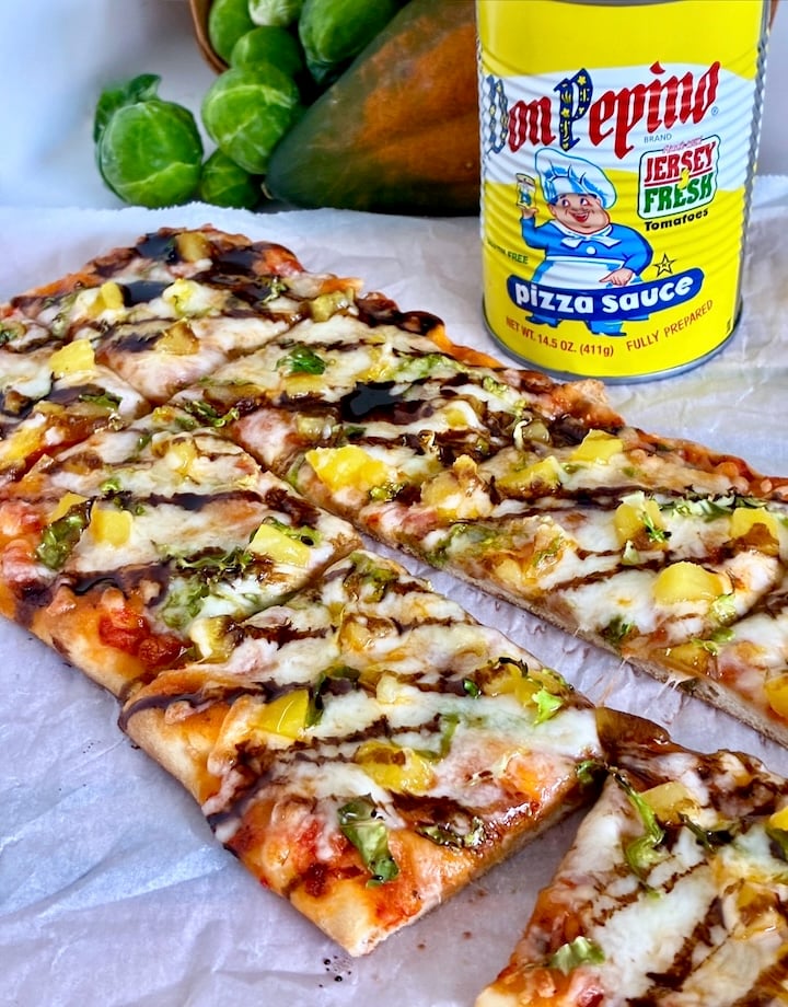 Slices of harvest time flatbread.